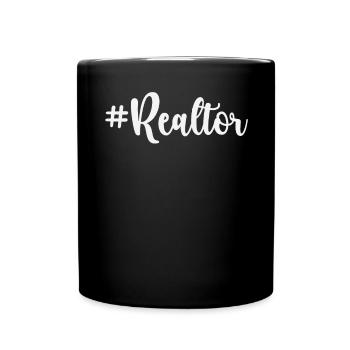 Real Estate Agent Real Estate Agent Gift - Full Colour Mug - black - Front
