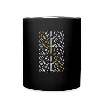 Salsa - Mug uni - noir - Devant