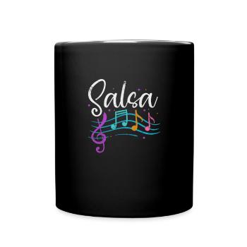 Salsa - Mug uni - noir - Devant