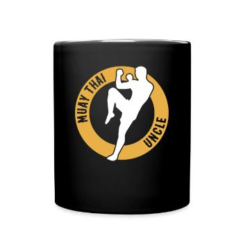 Oncle combattant de Muay Thai Oncle Muay Thai - Mug uni - noir - Devant