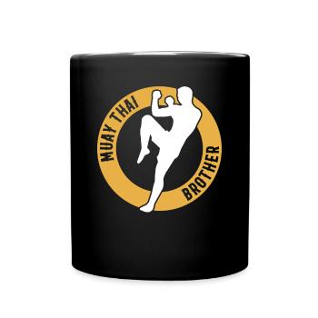 Frère combattant de Muay Thai Frère de Muay Thai - Mug uni - noir - Devant