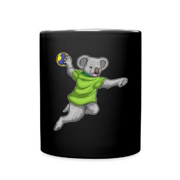 Koala Handball Player Handball - Mug uni - noir - Devant
