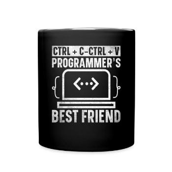 Programmer Computer Scientist Computer Nerd Gift - Full Colour Mug - black - Front