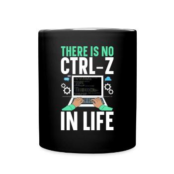 Programmer Computer Scientist Computer Nerd Gift - Full Colour Mug - black - Front
