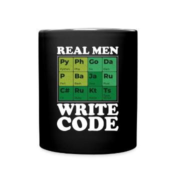 Programmer Computer Scientist Computer Nerd Gift - Full Colour Mug - black - Front