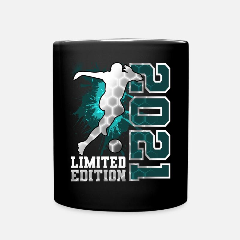 2021 Fußball Limited Edition Geburtstag - Tasse einfarbig - Schwarz