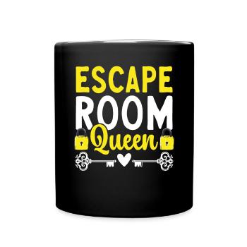 Escape Room - Tasse einfarbig - Schwarz - Vorne