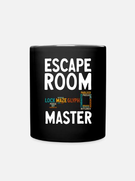 Escape Room - Tasse einfarbig - Schwarz