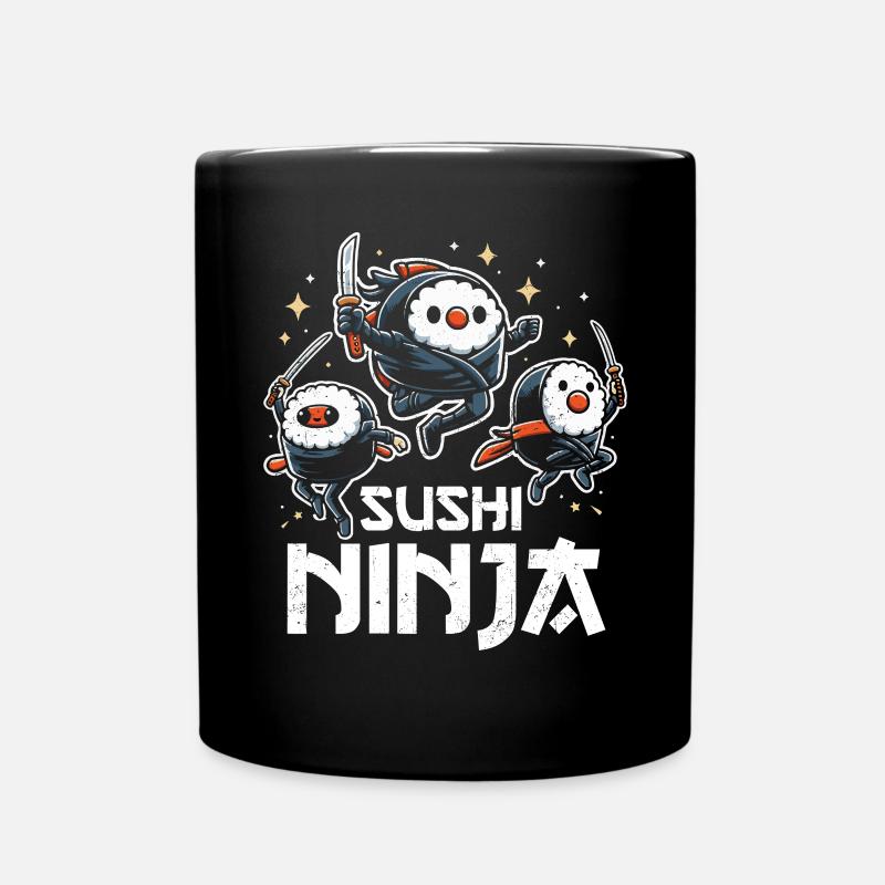 Sushi - Full Colour Mug - black
