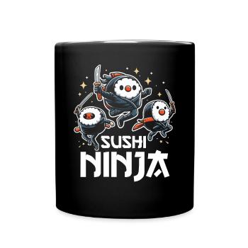Sushi Food Japon Nigiri Cadeau - Mug uni - noir - Devant