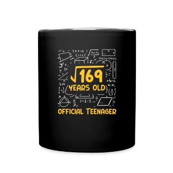 Teenager Teenie Teen Teens Teeny Geschenk - Tasse einfarbig - Schwarz - Vorne