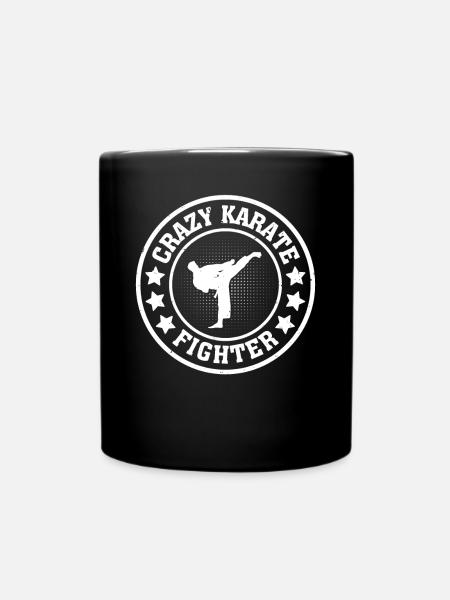 Crazy Karate Fighter - Karate Fighter Karate - Tasse einfarbig - Schwarz