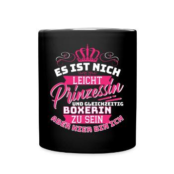 Princesse & Boxer - Boxe Boxer Cool - Mug uni - noir - Devant
