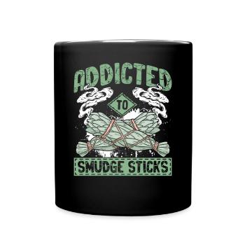 Smudging Smudge Encens de guérison spirituelle - Mug uni - noir - Devant