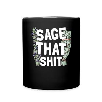 Smudging Smudge Encens de guérison spirituelle - Mug uni - noir - Devant