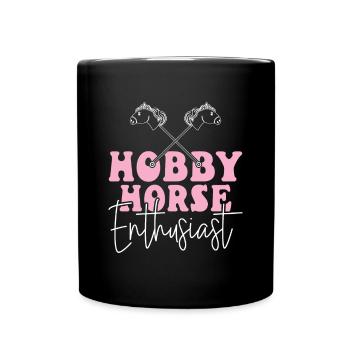 Hobby Horsing Enthusiast - Hobby Horse - Full Colour Mug - black - Front