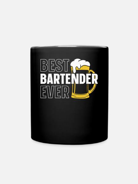 Bartender Mixologist Best - Tasse einfarbig - Schwarz