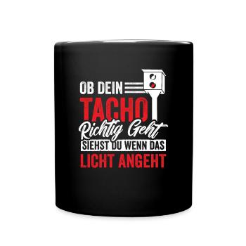 Auto Tuning Car Motorsport - Tasse einfarbig - Schwarz - Vorne