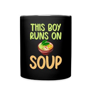 Soup Lovers Gifts - Tasse einfarbig - Schwarz - Vorne