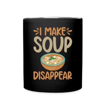 Soup Lovers Gifts - Tasse einfarbig - Schwarz - Vorne