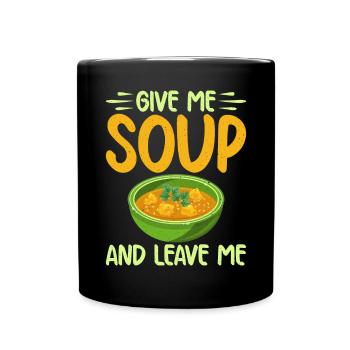 Cadeaux pour les amateurs de soupe - Mug uni - noir - Devant