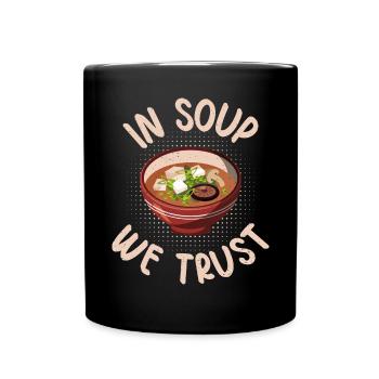 Soup Lovers Gifts - Full Colour Mug - black - Front