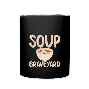 Soup Lovers Gifts - Tasse einfarbig - Schwarz - Vorne