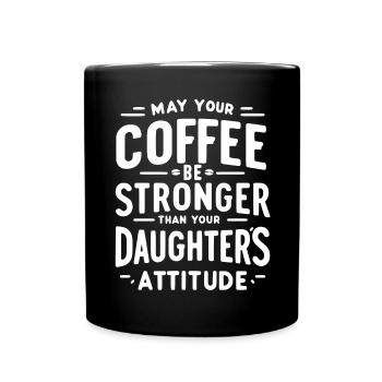 Caffeinated Attitude - Full Colour Mug - black - Front