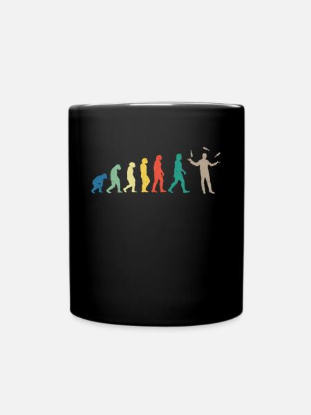 Bartender Mixologist Evolution - Tasse einfarbig - Schwarz