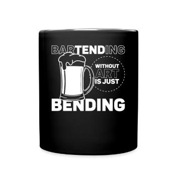 Bartender Mixologist Bartending - Tasse einfarbig - Schwarz - Vorne