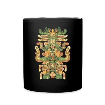 Dieu aztèque Mythologie ancienne Huitzilopochtli - Mug uni - noir - Devant