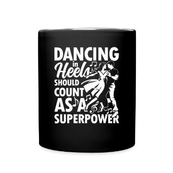 Tap Dance Tap Dancer Tanz Tänzer Stepptanz - Tasse einfarbig - Schwarz - Vorne