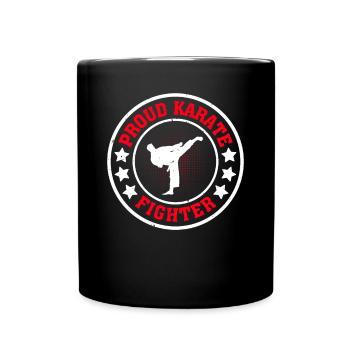 Fier combattant de karaté - Karaté de combat de karaté Figh - Mug uni - noir - Devant