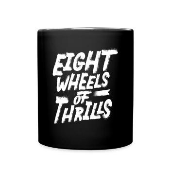 Roller Skate Huit Roues De Frissons Cadeaux - Mug uni - noir - Devant