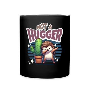 Pas un cactus hérisson Hugger - Mug uni - noir - Devant
