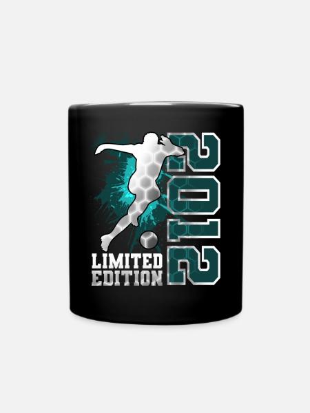 2012 Fußball Limited Edition Geburtstag - Tasse einfarbig - Schwarz