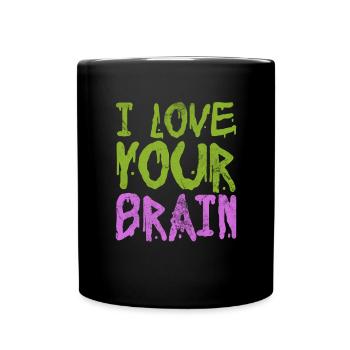 Zombie - Tasse einfarbig - Schwarz - Vorne