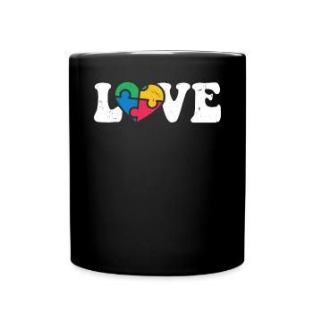 Autisme - Mug uni - noir - Devant