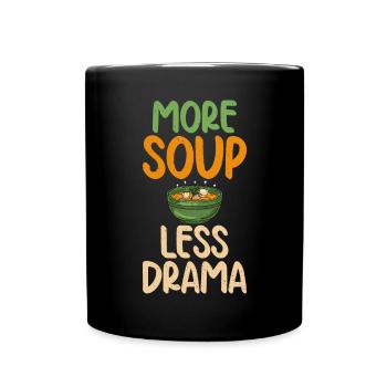 Soup Lovers Gifts - Full Colour Mug - black - Front