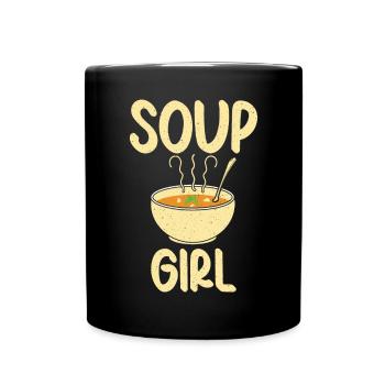 Soup Lovers Gifts - Full Colour Mug - black - Front