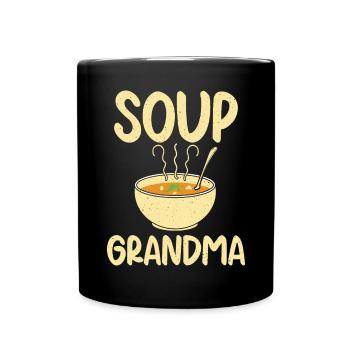 Soup Lovers Gifts - Tasse einfarbig - Schwarz - Vorne
