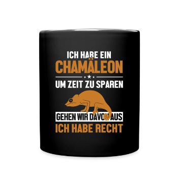 Chamäleonbesitzer hat immer Recht Veiled Panther - Mug uni - noir - Devant
