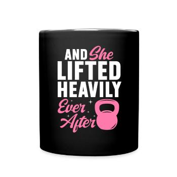 Kettlebell Workout Entraînement de fitness - Mug uni - noir - Devant