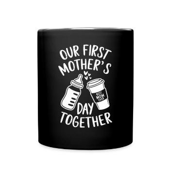 Notre première fête des mères ensemble - Mug uni - noir - Devant