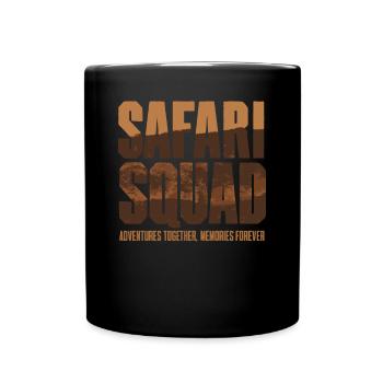 Souvenirs d’aventure Safari Squad ensemble pour - Mug uni - noir - Devant