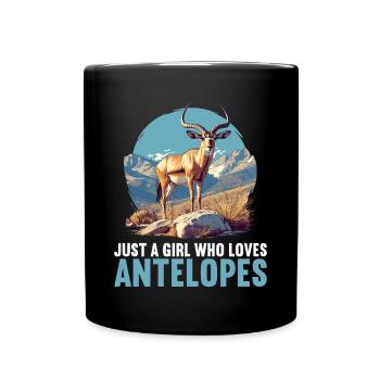 Antelope Antilopen Antilope - Full Colour Mug - black - Front