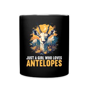 Antelope Antilopen Antilope - Full Colour Mug - black - Front