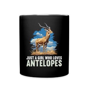 Antelope Antilopen Antilope - Full Colour Mug - black - Front