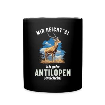 Antelope Antilopen Antilope - Full Colour Mug - black - Front
