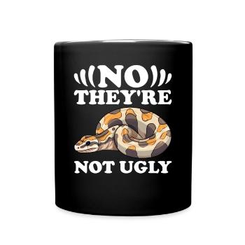 Banana Ball Python Herpetologist Coral Ball - Tasse einfarbig - Schwarz - Vorne
